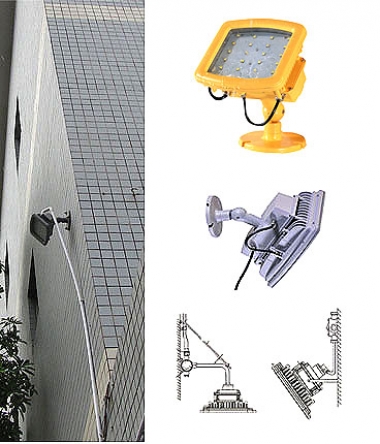 Adjustable Wall Mount Harzadous LED Flood Light