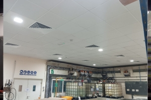 CES-J40s — The Secure Explosion-Proof Panel Light Replacement for a Chemical Storage Facility in the Middle East.